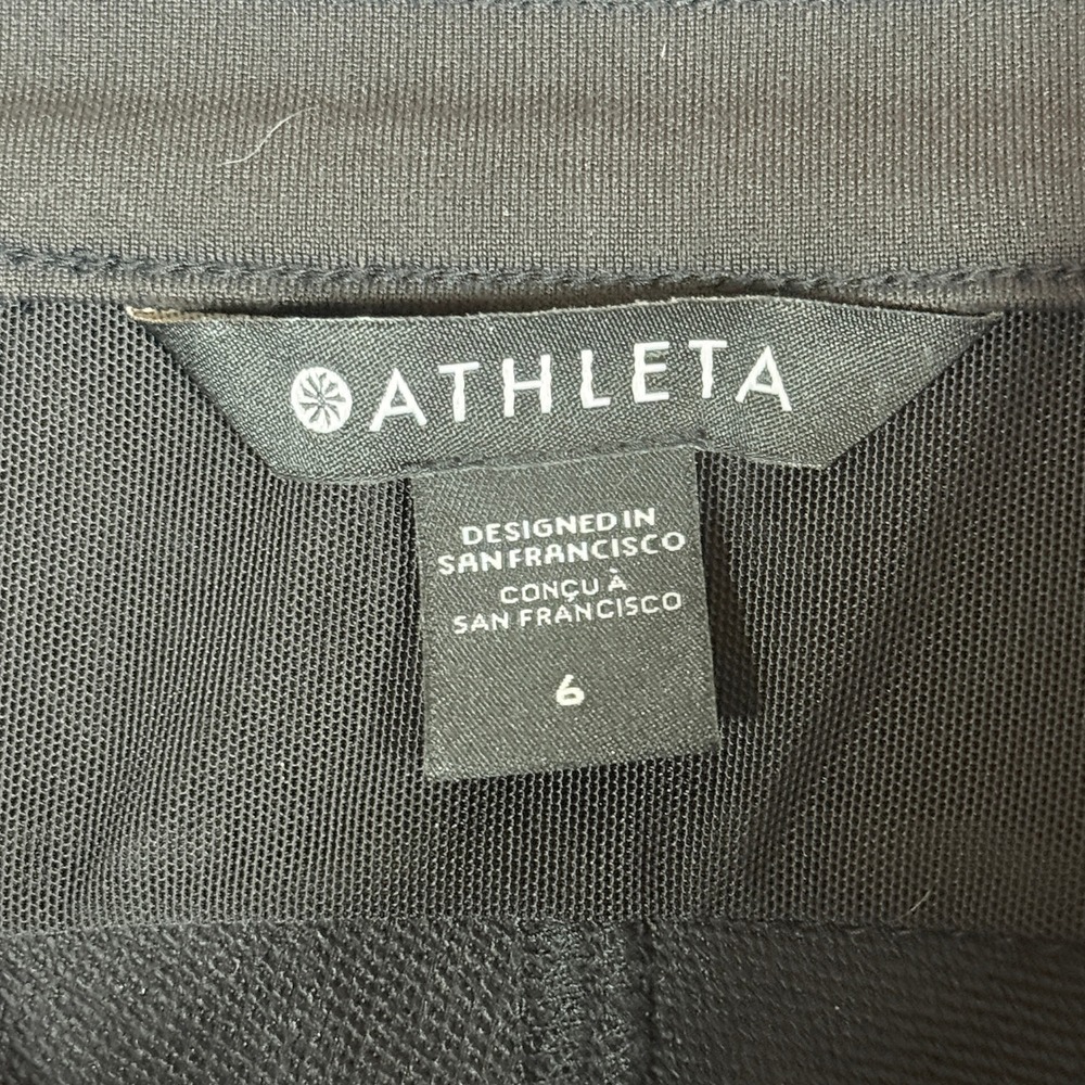Athleta Womens 6 Headlands Hybrid Trek Jogger Pants Black Pockets Athletic - Picture 6 of 8